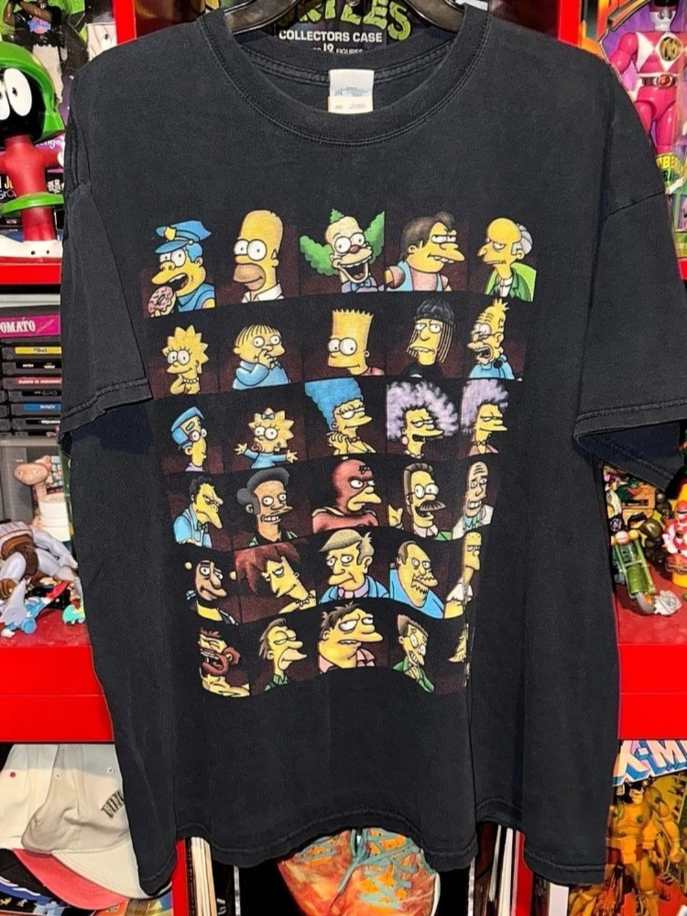 2010 The Simpsons x Character collage T-shirt